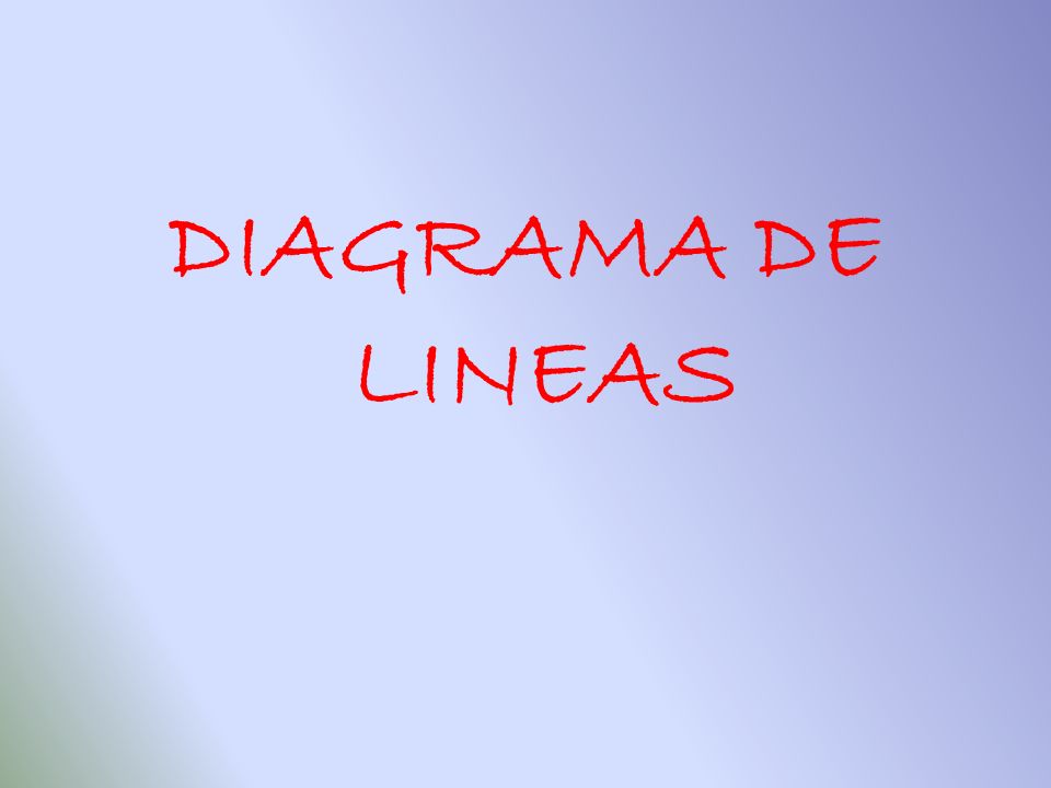 DIAGRAMA DE LINEAS