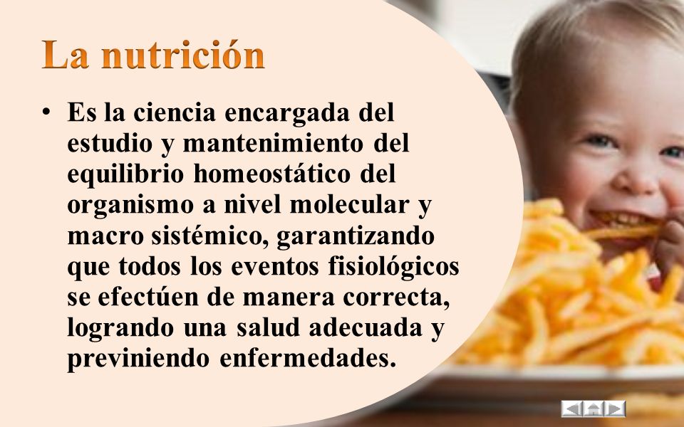 La nutrición