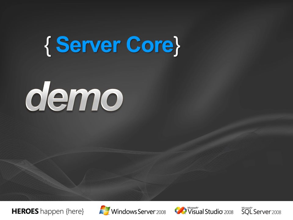 demo { Server Core} 3/29/2017 9:52 PM