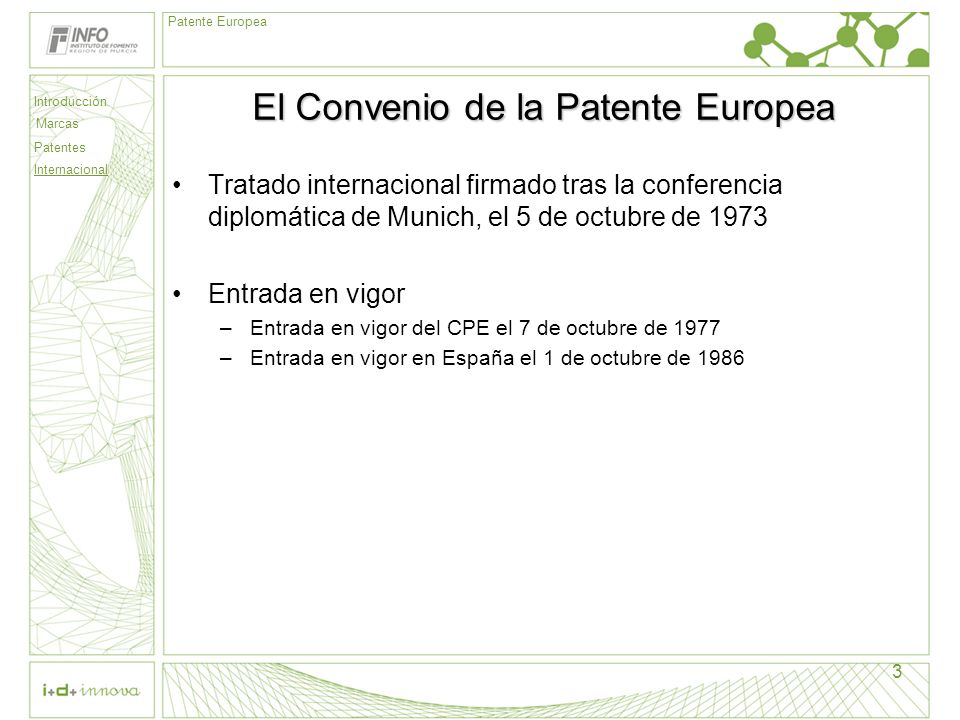El Convenio de la Patente Europea