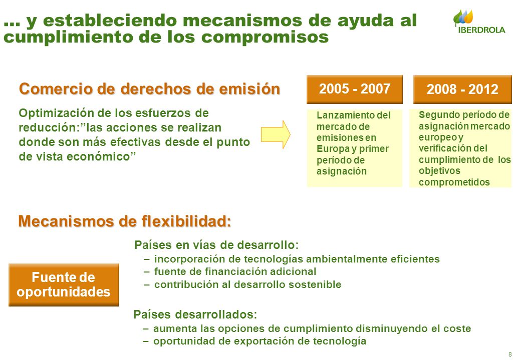 … y estableciendo mecanismos de ayuda al cumplimiento de los compromisos