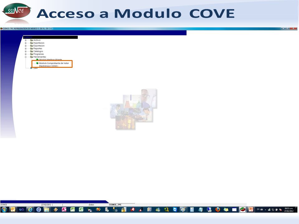 Acceso a Modulo COVE