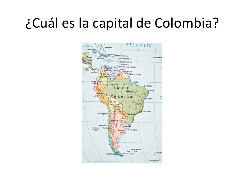 ¿Cuál es la capital de Colombia