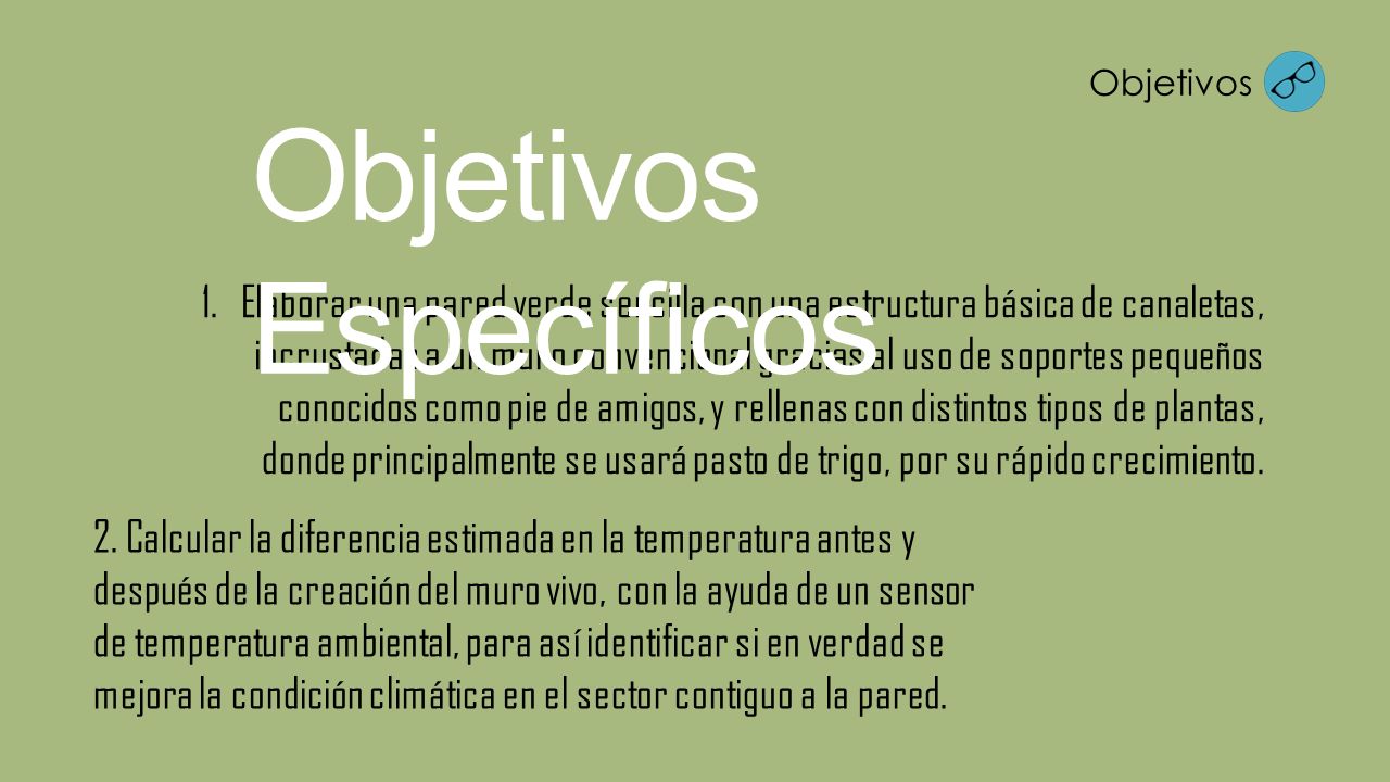 Objetivos Específicos