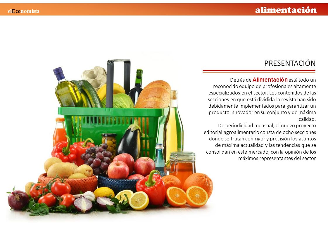 alimentación PRESENTACIÓN elEconomista