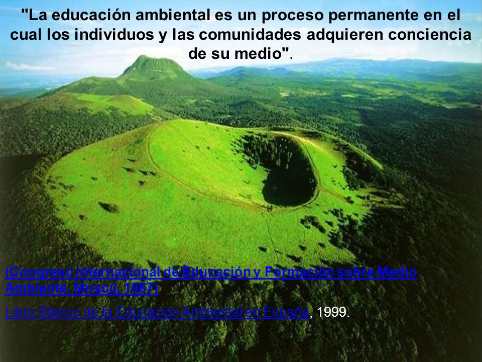 La educación ambiental es un proceso permanente en el cual los individuos y las comunidades adquieren conciencia de su medio .