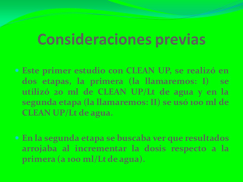 Consideraciones previas