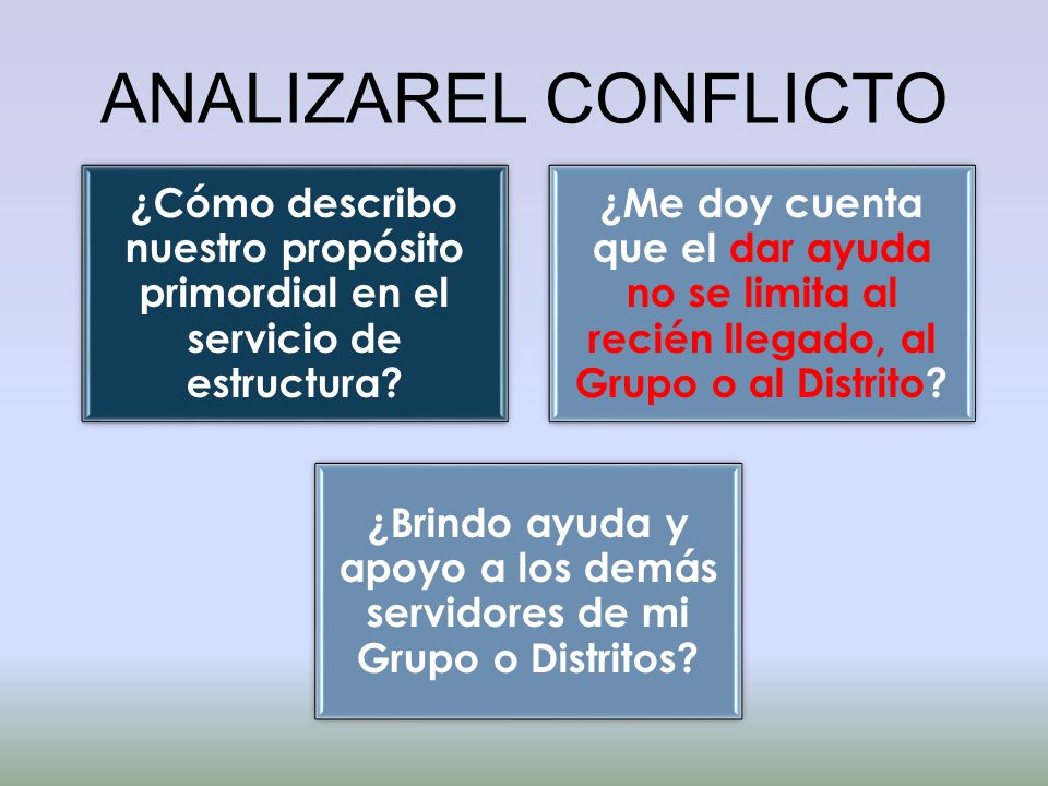 ¿Brindo ayuda y apoyo a los demás servidores de mi Grupo o Distritos