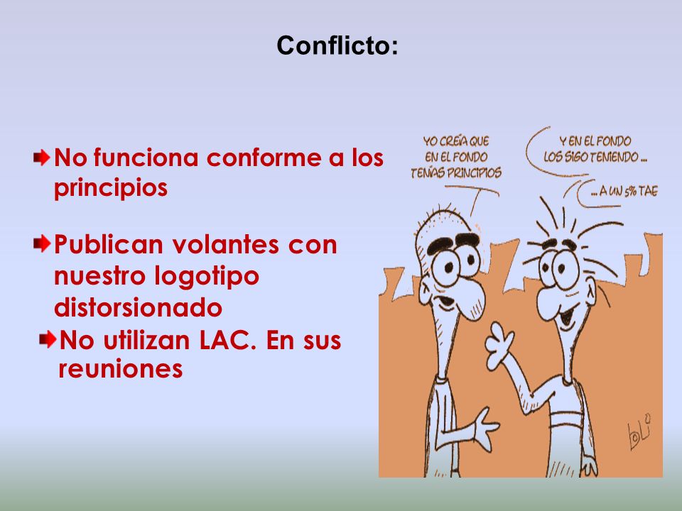 Publican volantes con nuestro logotipo distorsionado