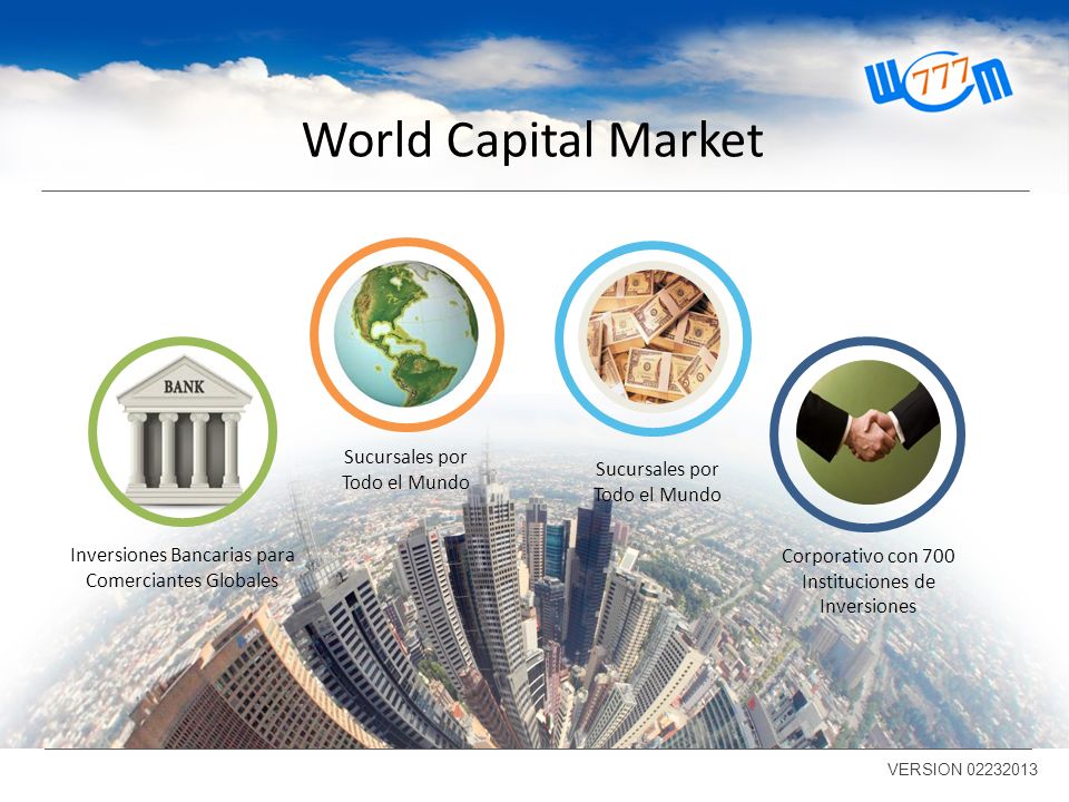 World Capital Market Sucursales por Todo el Mundo