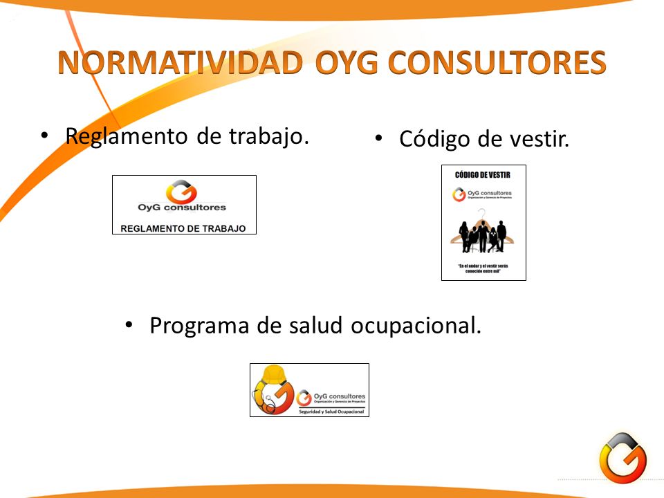 NORMATIVIDAD OYG CONSULTORES