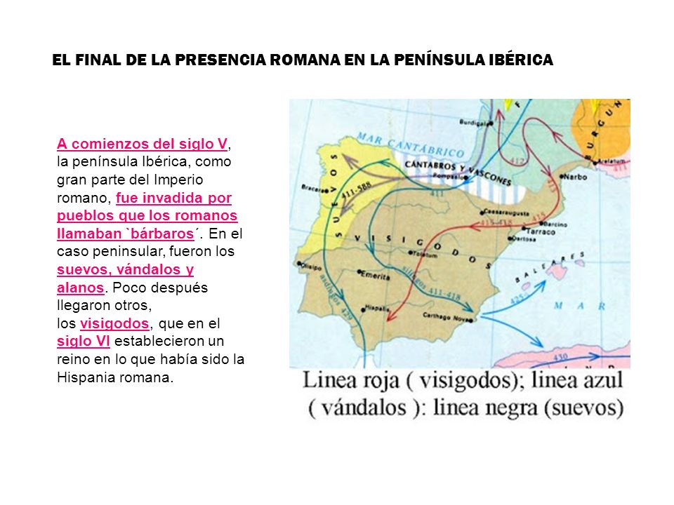 EL FINAL DE LA PRESENCIA ROMANA EN LA PENÍNSULA IBÉRICA