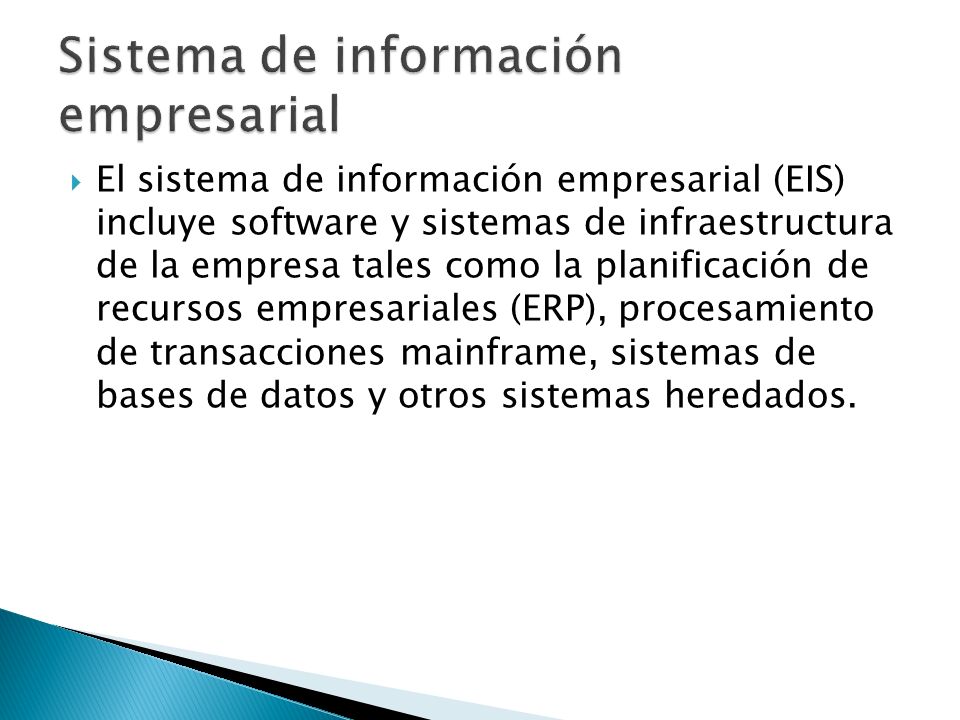Sistema de información empresarial