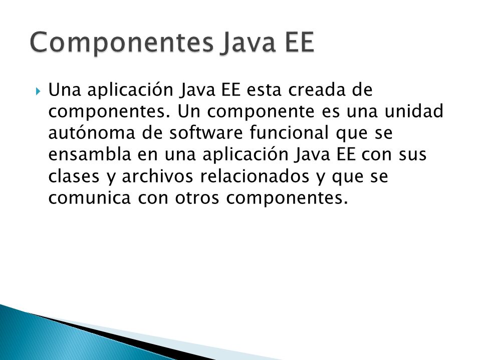 Componentes Java EE