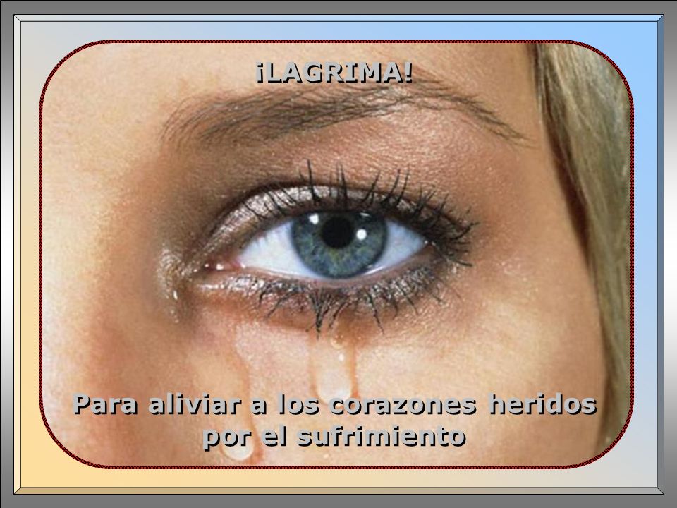 Para aliviar a los corazones heridos por el sufrimiento