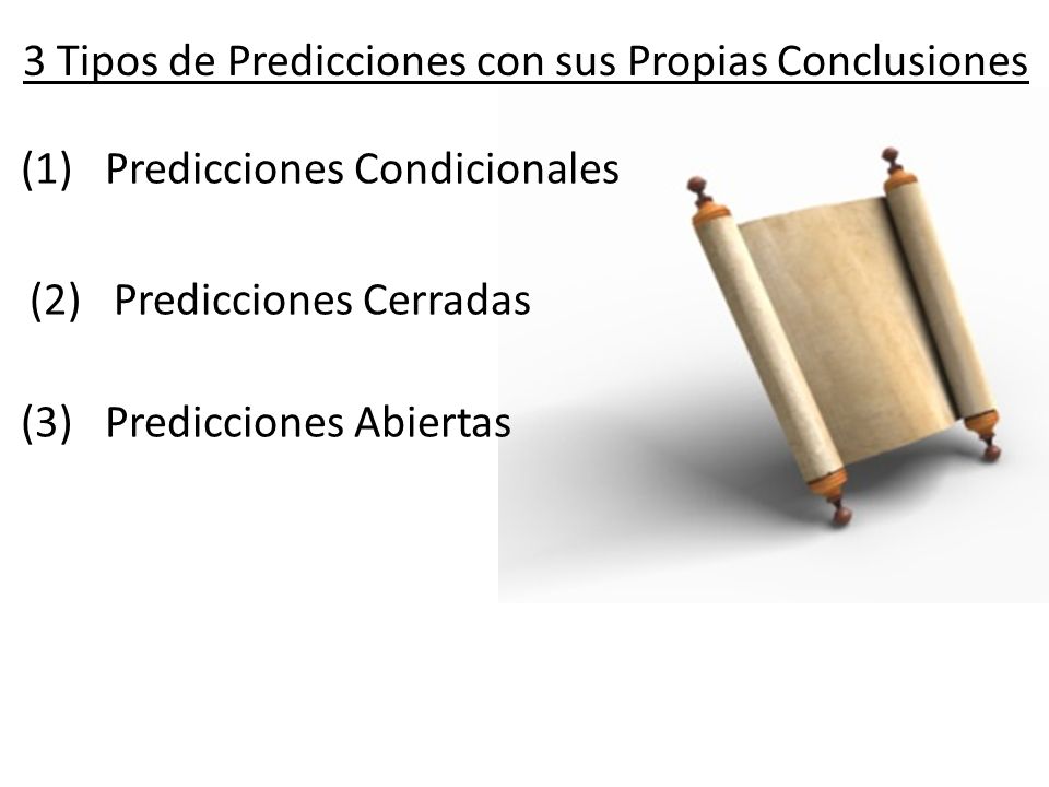 3 Tipos de Predicciones con sus Propias Conclusiones