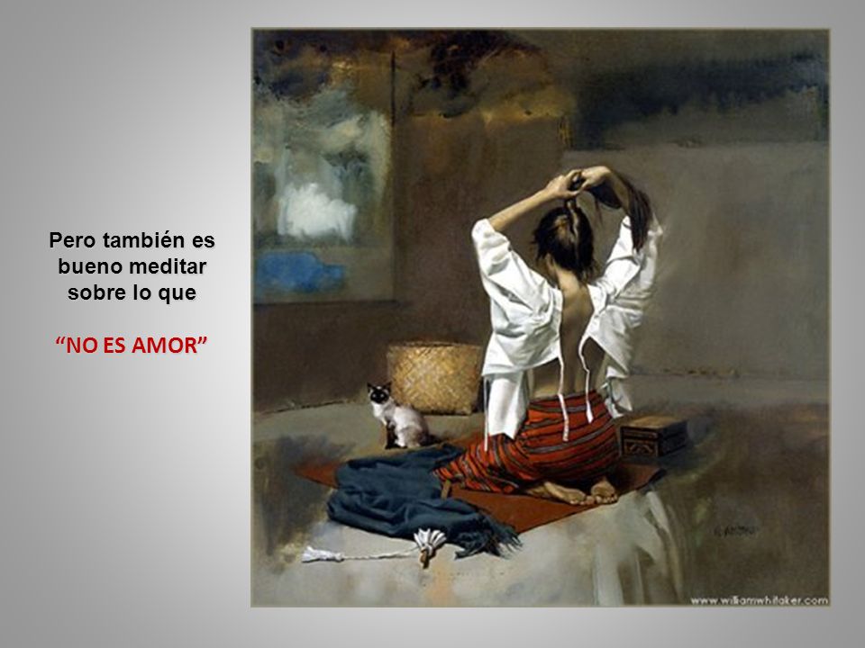 Pero también es bueno meditar