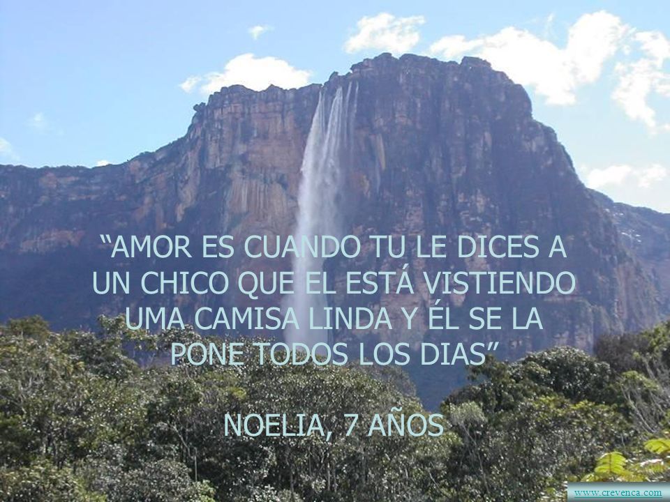 AMOR ES CUANDO TU LE DICES A UN CHICO QUE EL ESTÁ VISTIENDO UMA CAMISA LINDA Y ÉL SE LA PONE TODOS LOS DIAS