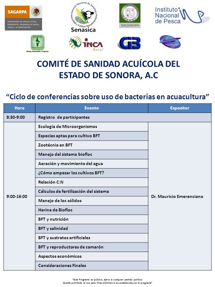 COMITÉ DE SANIDAD ACUÍCOLA DEL ESTADO DE SONORA, A.C