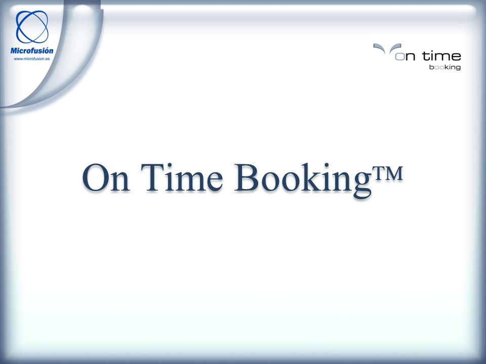 On Time Booking