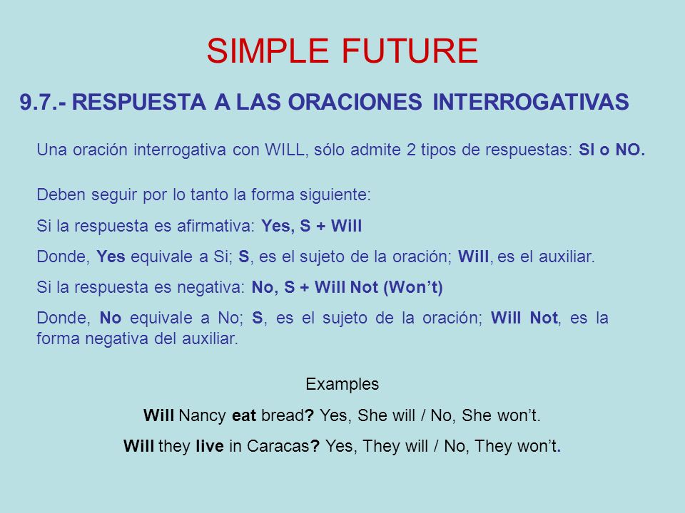 Clases De Ingles El Futuro Simple U E Agustin Armario Tema Ppt