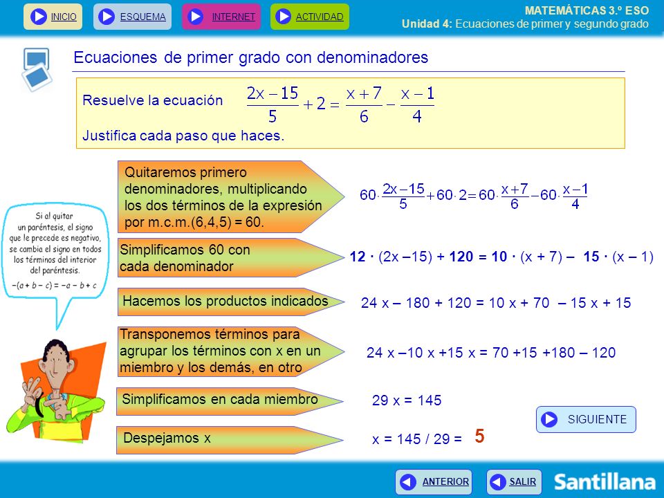 Hacemos los productos indicados