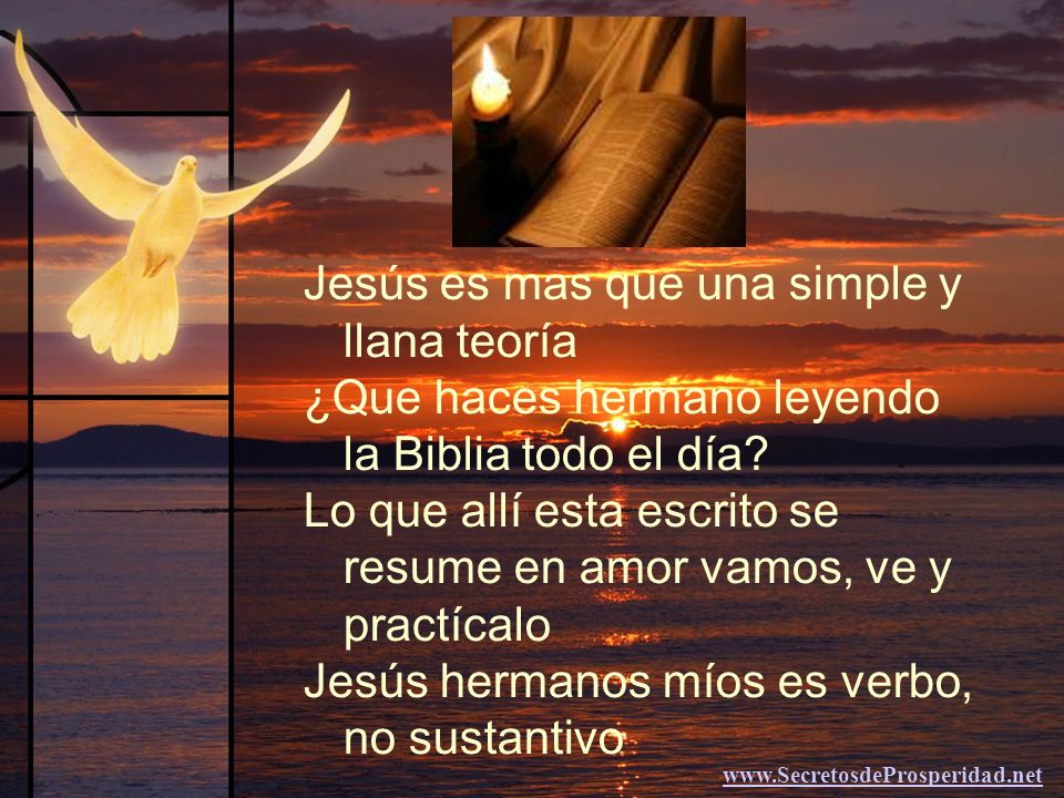 Jesús es mas que una simple y llana teoría