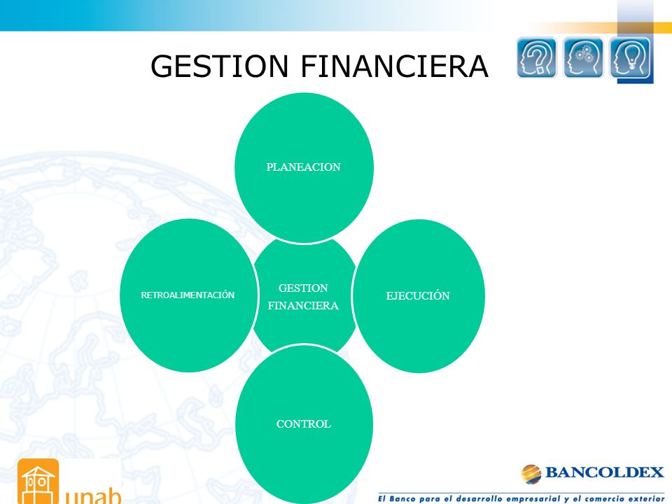 GESTION FINANCIERA RETROALIMENTACIÓN FINANCIERA GESTION PLANEACION