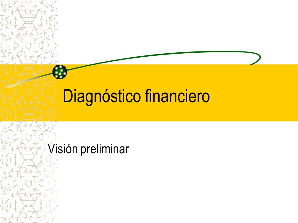 Diagnóstico financiero
