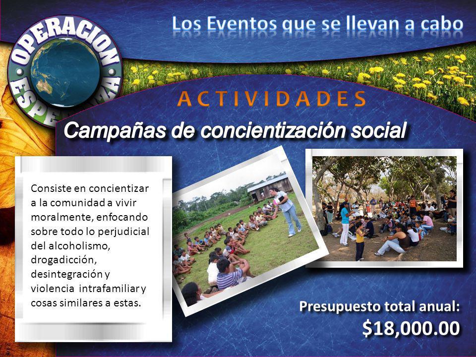 A C T I V I D A D E S Los Eventos que se llevan a cabo