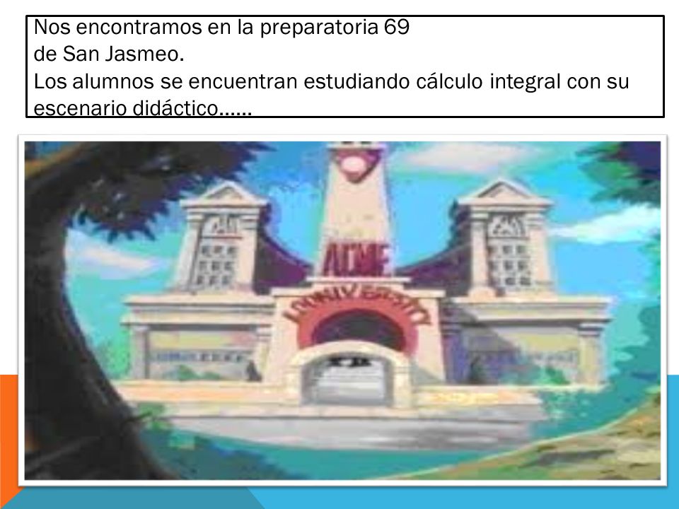 Nos encontramos en la preparatoria 69 de San Jasmeo