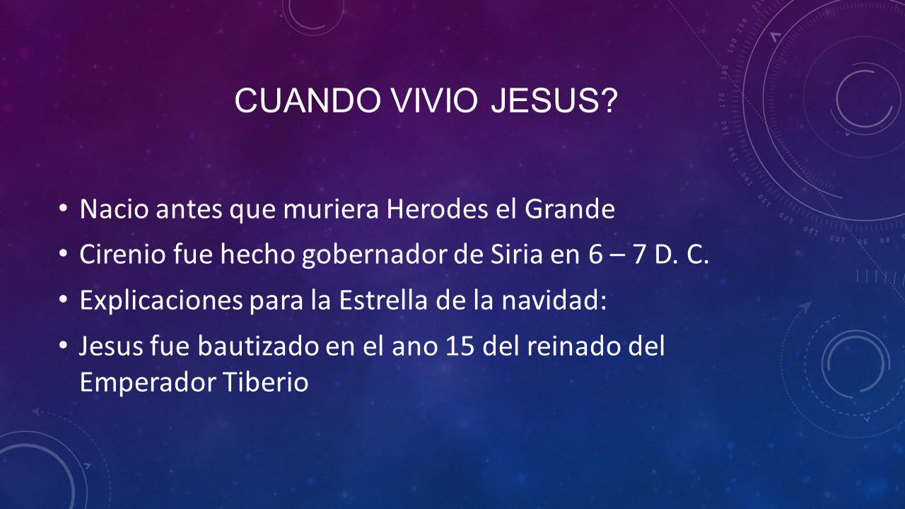 Cuando vivio Jesus Nacio antes que muriera Herodes el Grande