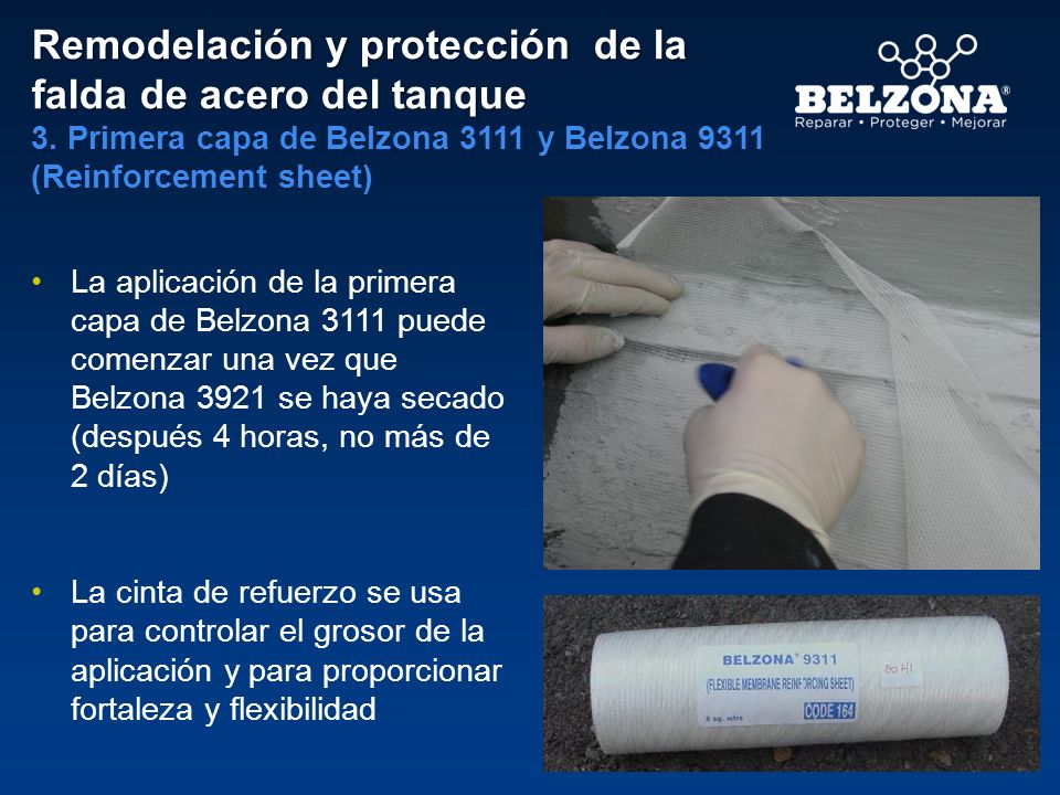 Remodelación y protección de la falda de acero del tanque
