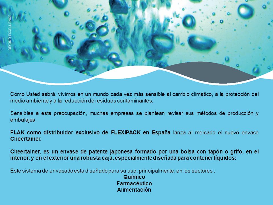 Como Usted sabrá, vivimos en un mundo cada vez más sensible al cambio climático, a la protección del medio ambiente y a la reducción de residuos contaminantes.