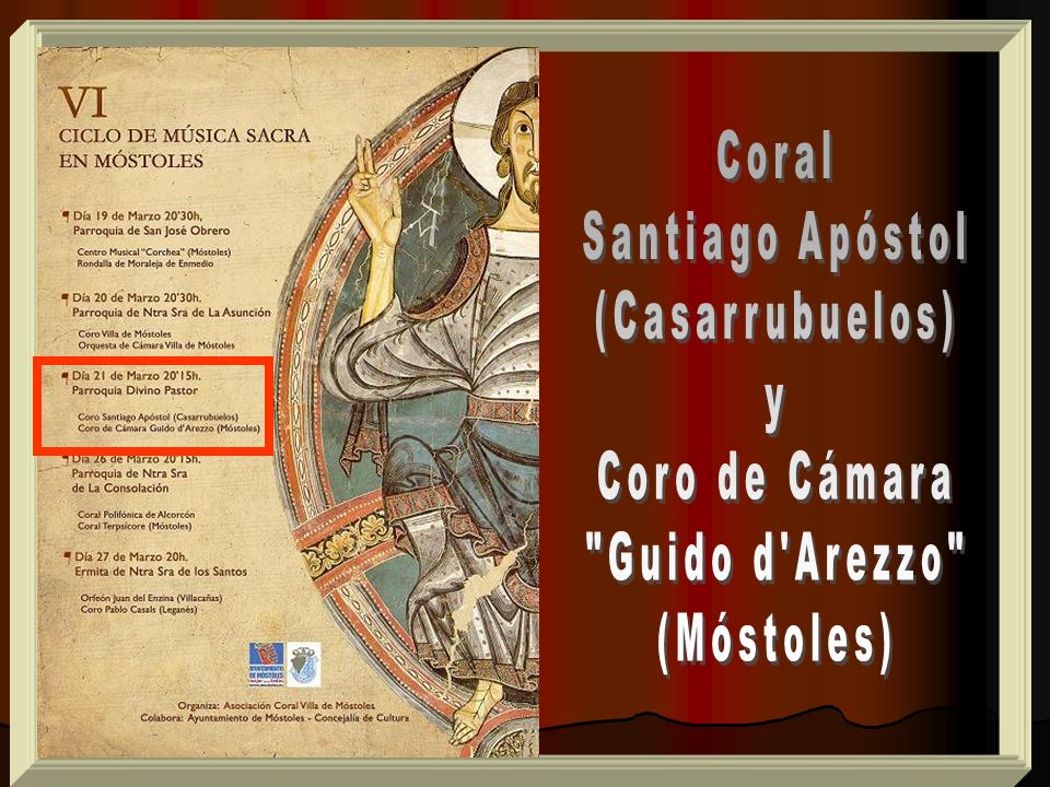 Coral Santiago Apóstol (Casarrubuelos) y Coro de Cámara Guido d Arezzo (Móstoles)
