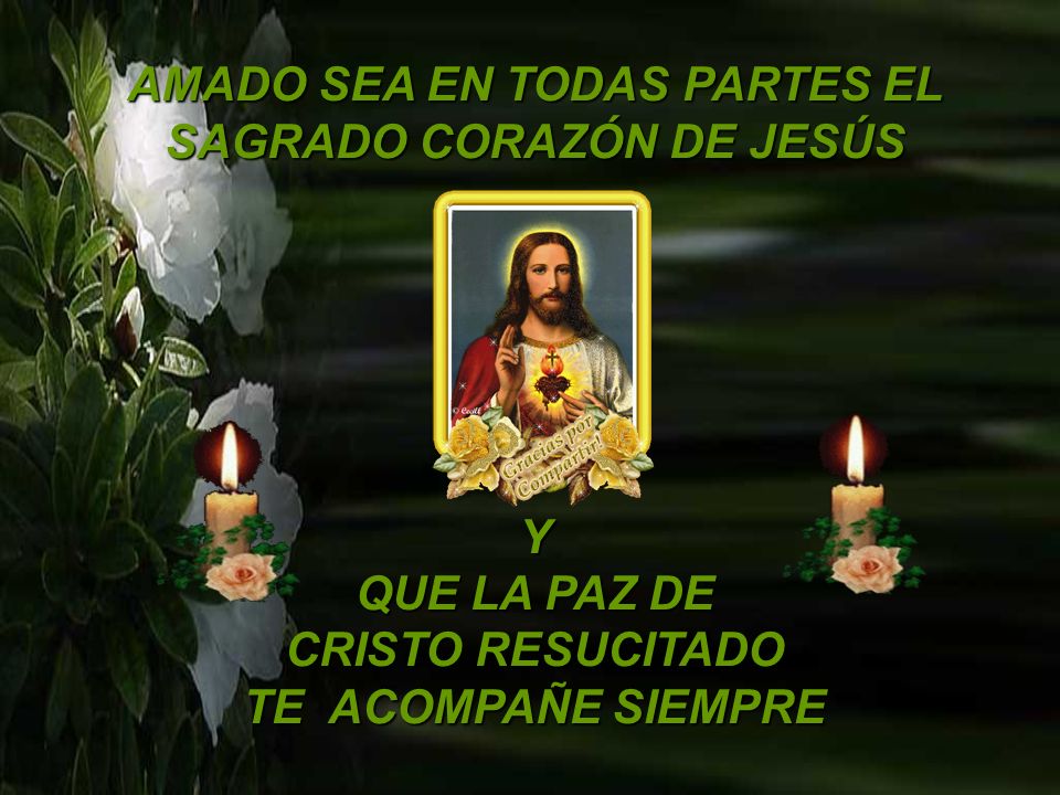 AMADO SEA EN TODAS PARTES EL SAGRADO CORAZÓN DE JESÚS
