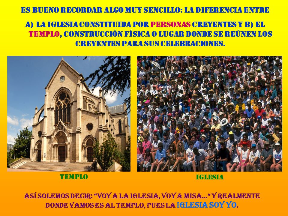Es bueno recordar algo muy sencillo: la diferencia entre