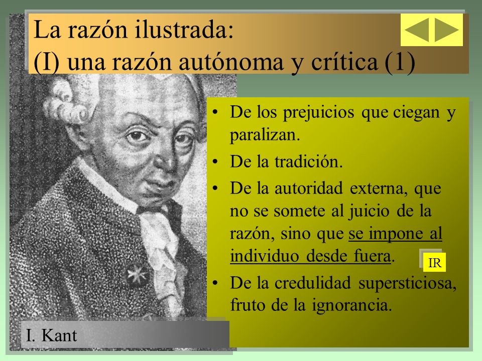 La razón ilustrada: (I) una razón autónoma y crítica (1)