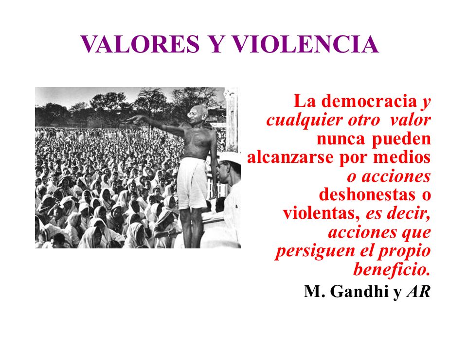 VALORES Y VIOLENCIA