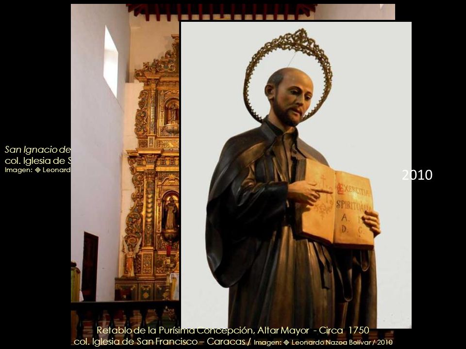 Retablo de la Purísima Concepción, Altar Mayor - Circa 1750