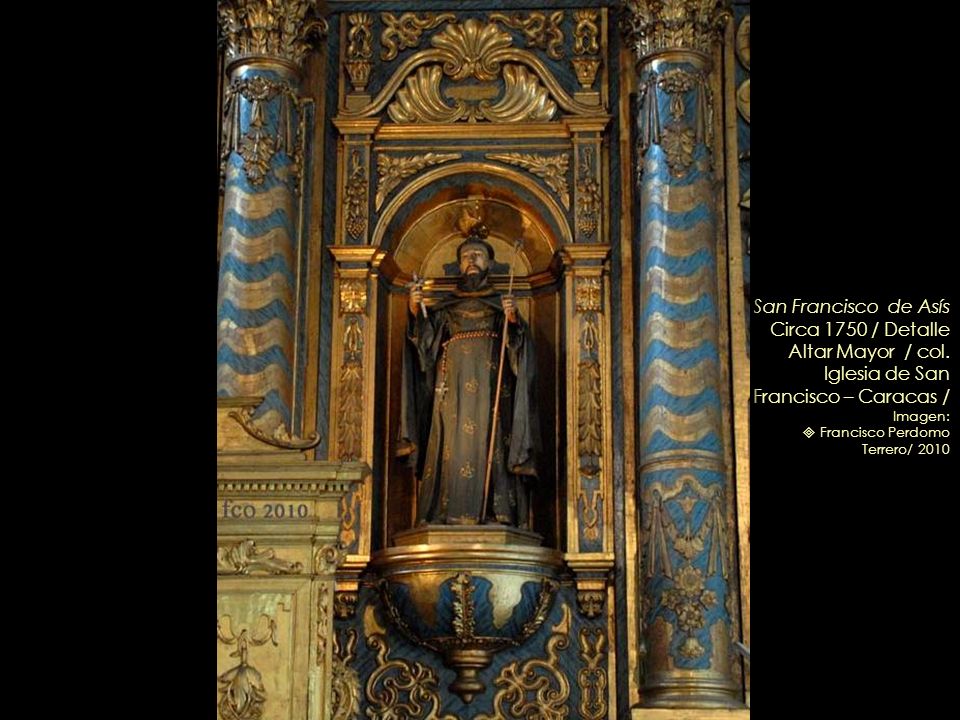 San Francisco de Asís Circa 1750 / Detalle Altar Mayor / col