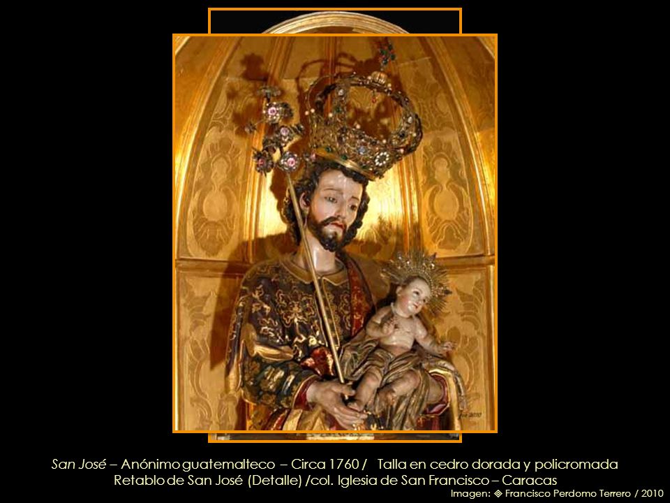 Retablo de San José (Detalle) /col. Iglesia de San Francisco – Caracas