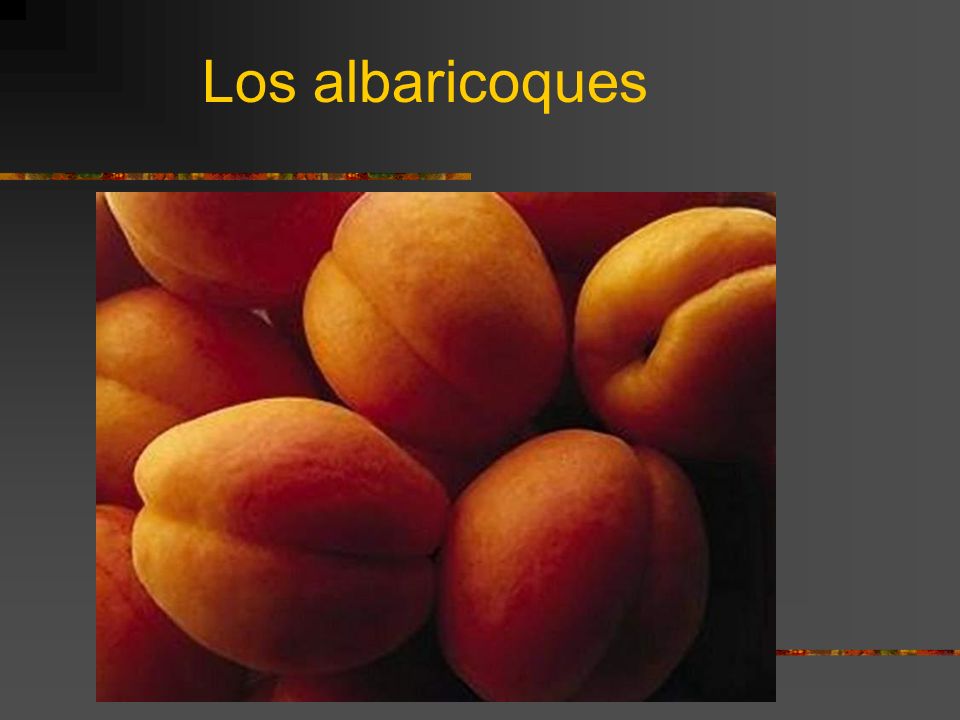 Los albaricoques