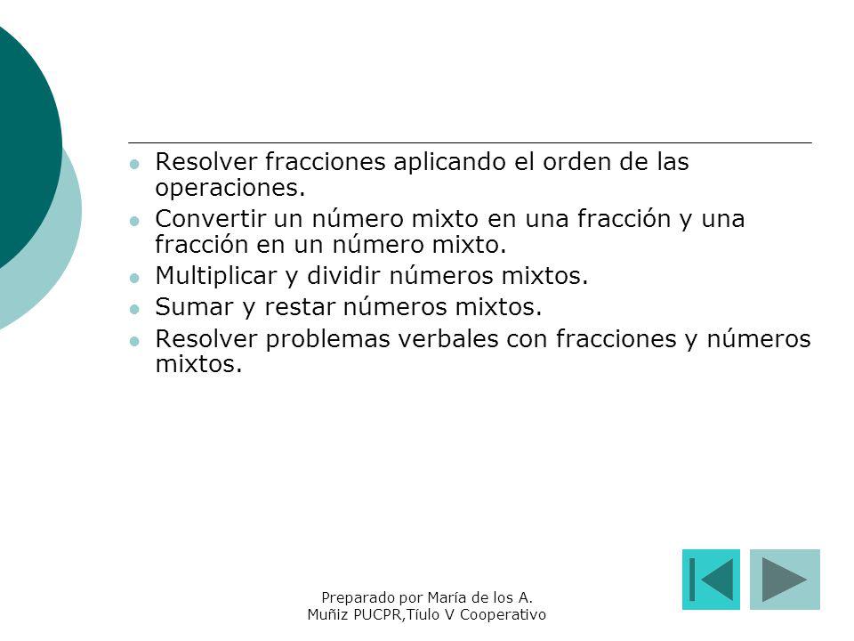 Preparado por María de los A. Muñiz PUCPR,Tíulo V Cooperativo