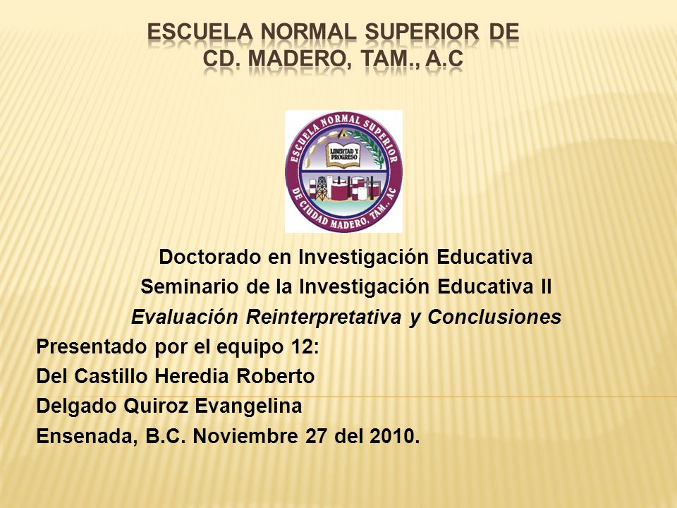 Escuela Normal Superior de Cd. Madero, Tam., A.C