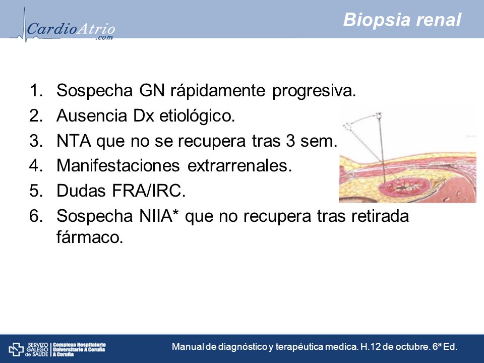 Manual de diagnóstico y terapéutica medica. H.12 de octubre. 6ª Ed.