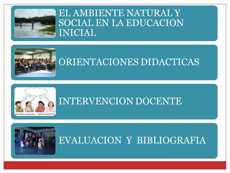 EL AMBIENTE NATURAL Y SOCIAL EN LA EDUCACION INICIAL