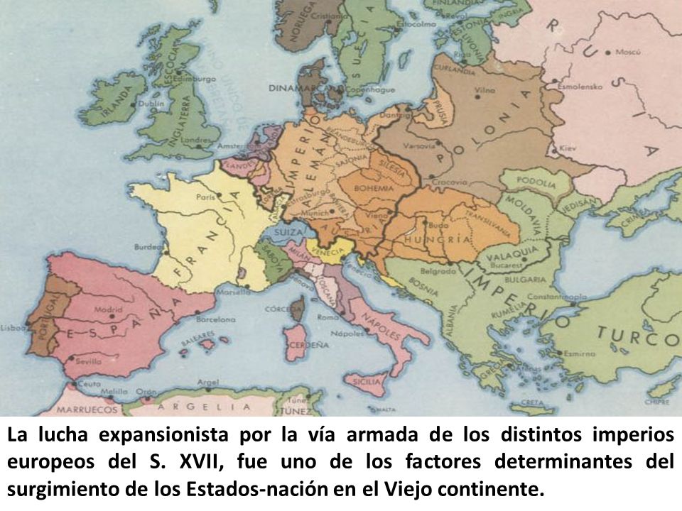 La lucha expansionista por la vía armada de los distintos imperios europeos del S.
