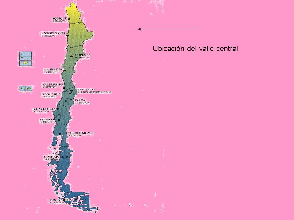 nadar Permuta mando especialización en el Valle Central de Chile - ppt video online descargar