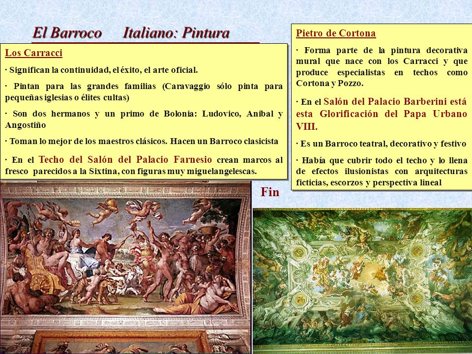 Italiano: Pintura Fin Pietro de Cortona Los Carracci